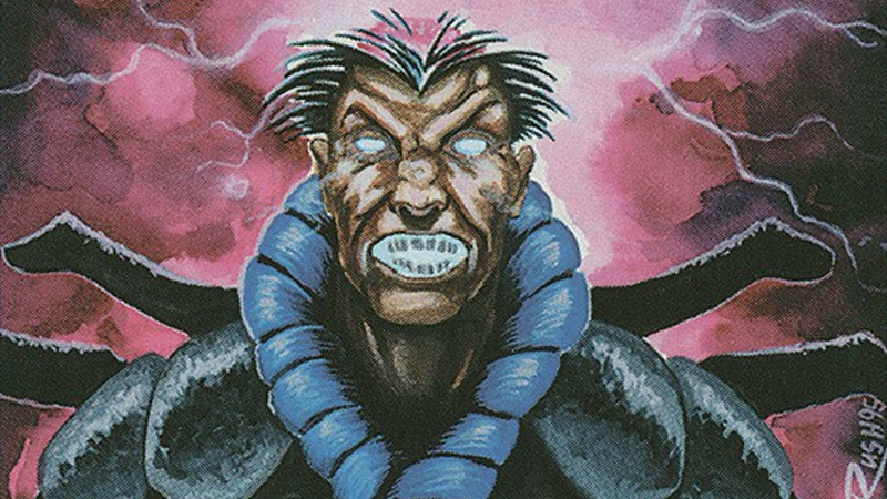 Card art for “Brainstorm”, by Christopher Rush